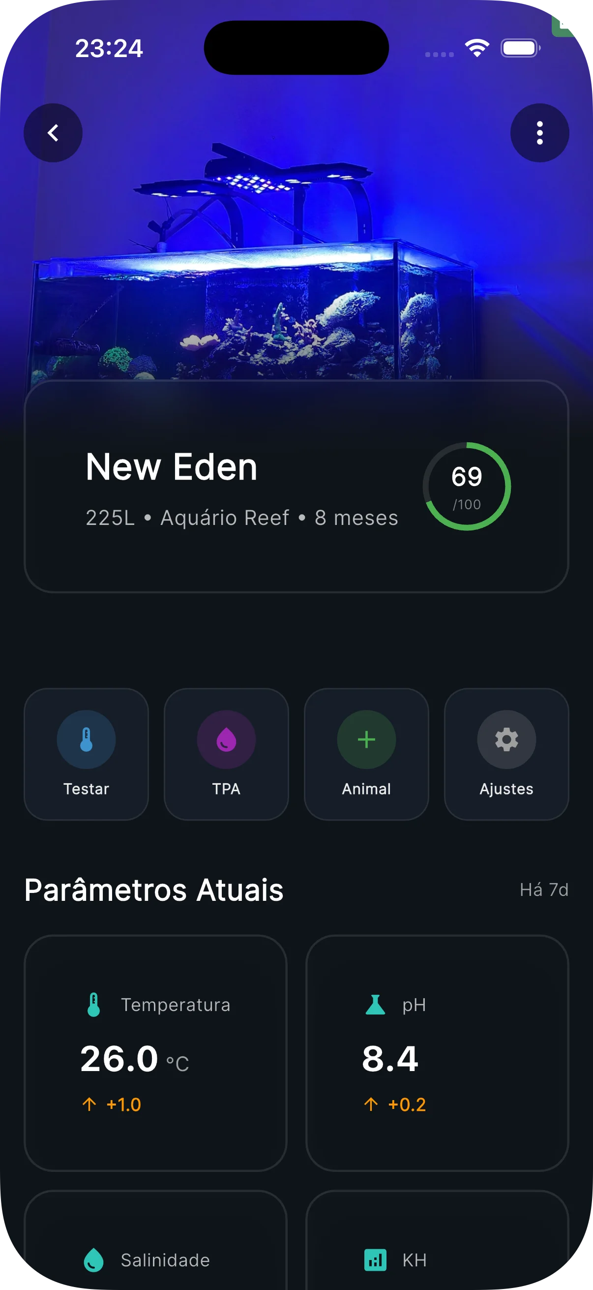 Gestão de Aquários